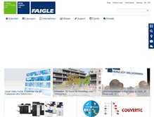 Tablet Screenshot of faigle.ch